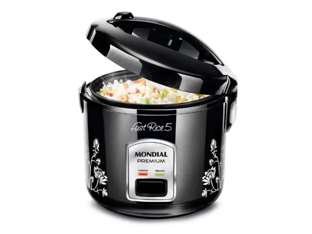 Panela Elétrica de Arroz Mondial Fast Rice 5 Premium Preta 110V