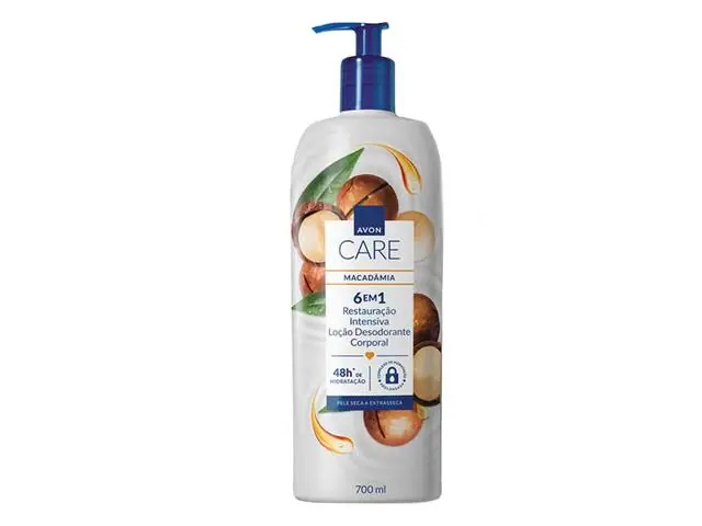 Loção Desodorante Corporal Macadâmia Avon Care 700ml