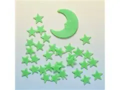 100 Estrelas Fluorescentes Neon Brilha No Escuro Teto e Parede Gadnic - 8