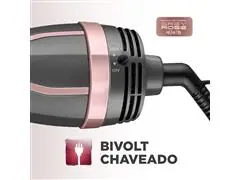Escova Secadora Keratin Mondial Grafite/Golden 1200W Bivolt ES-11-BI - 4