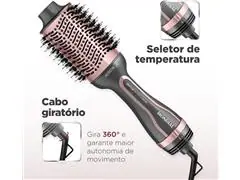 Escova Secadora Keratin Mondial Grafite/Golden 1200W Bivolt ES-11-BI - 5