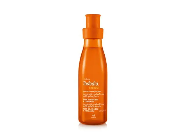Body Splash Natura Tododia Flor de Gengibre e Tangerina Feminino 200ml