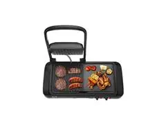 Grill 2 em 1 com Chapa Flutuante e Chapa Lisa Multi Preto 110V - 1