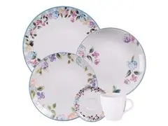 Aparelho de Jantar Tramontina Aura em Porcelana Decorada 20 Peças