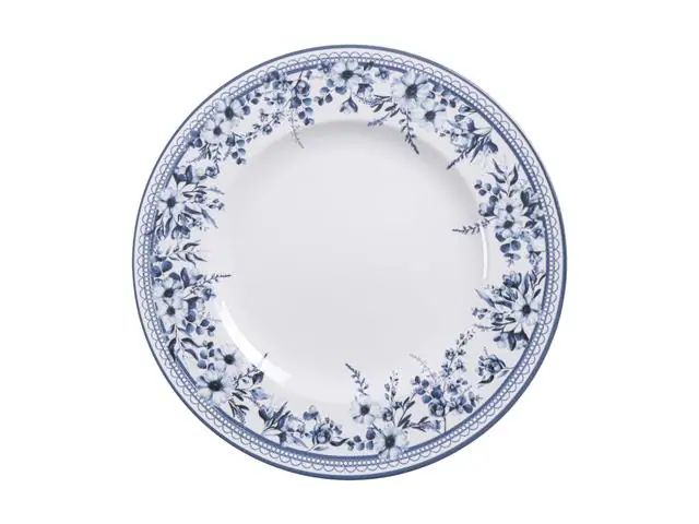 Prato Raso Tramontina Azzura em Porcelana Decorada 28 cm