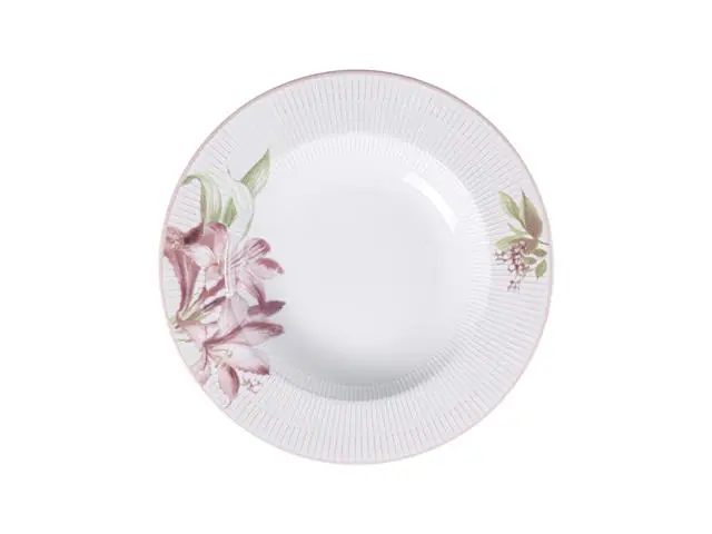 Prato Fundo Tramontina Poème em Porcelana Decorada 23 cm