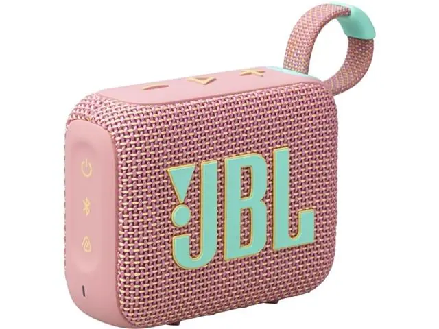 Caixa de Som Portátil JBL Go 4 Rosa