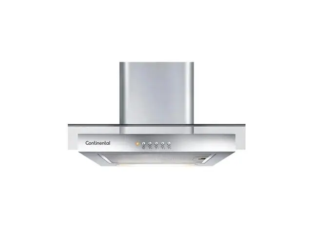 Coifa de parede Continental 90cm Inox com Vidro 110V