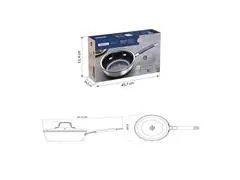 Frigideira Funda com Tampa Tramontina Romagna em Aço Inox 3,1 L - 5