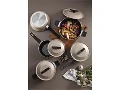 Panela Tramontina Spezia Induction em Alumínio Antiaderente Areia 18cm - 8