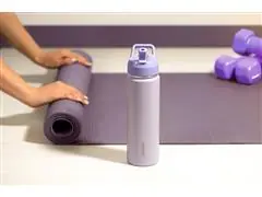 Garrafa Térmica Tramontina 650 ml Lilás com Canudo - 7