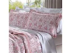 Colcha Buettner Bouti Cenário Glenda Rosa Queen 2,40x2,60 - 1