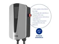 Estação de Recarga para Veículos Elétricos 7,4 kW Tramontina com Apk - 8