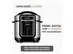 Panela de Pressão Elétrica Mondial, Master Cooker 700W 3L Preto 110V - 1