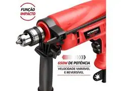 Furadeira de Impacto Mondial NFFI-07 Power Tools 110V - 3