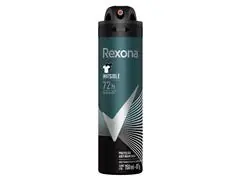 Desodorante Aerossol Invisible Rexona Men 150ml - 0