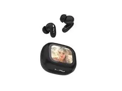 FONE BLUETOOTH TWS – DISPLAY TOUCH | 25H | ANC (T15P - PRETO)