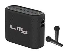 Caixa Bluetooth Karaokê c/2 Mic 80W (B15M)