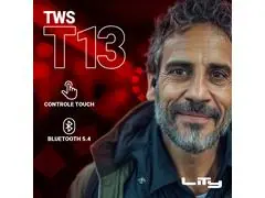 FONE BLUETOOTH BUD – ENC| 34H | BLUETOOTH 5.4 (T13B - BRANCO) - 3