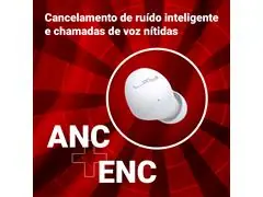 FONE BLUETOOTH BUD – ENC| 34H | BLUETOOTH 5.4 (T13B - BRANCO) - 7