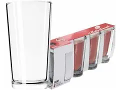 Conjunto com 4 Copos Long Drink Clear 320ml