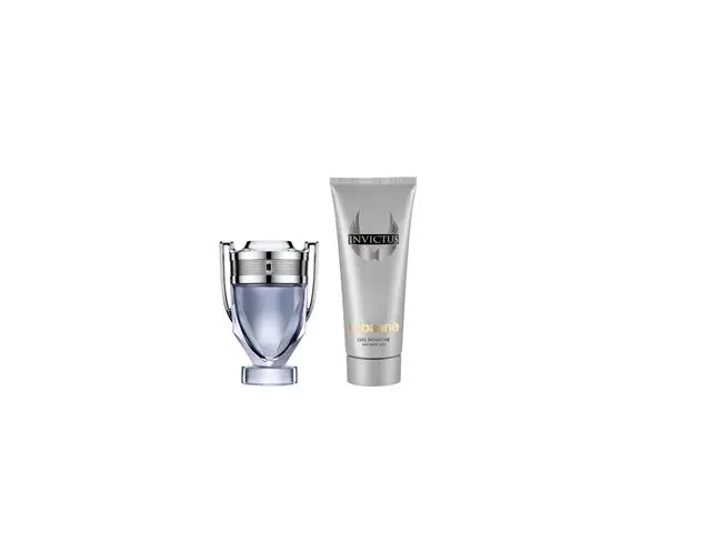 Kit Coffret Paco Rabanne Invictus Perfume Masculino EDT + Shampoo