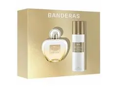 Kit Banderas Her Golden Secret Perfume Feminino + Desodorante - 0
