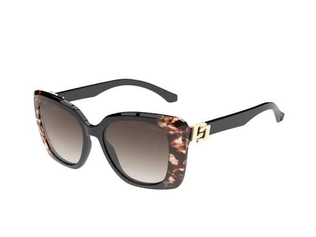 Oculos Sol Colcci Ellen Preto Det Esq Demi Brilho C/Dourado/L Mar