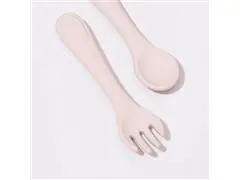 Kit de Alimentação Infantil Silicone 4 Peças Rosa Petit Piá - 2