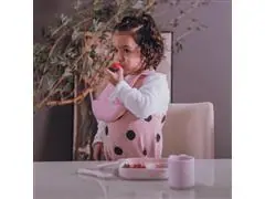 Kit de Alimentação Infantil Silicone 4 Peças Rosa Petit Piá - 5