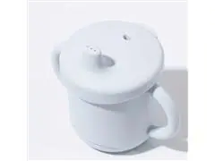 Copo de Silicone Infantil 2 em 1 Azul com Alça 270ml Petit Piá - 2