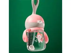 Copo Infantil Tritan com Alça Removível e Canudo Lia 220ml Petit Piá - 1
