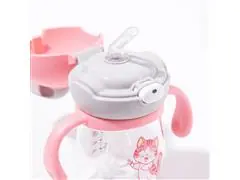 Copo Infantil Tritan com Alça Removível e Canudo Lia 220ml Petit Piá - 2