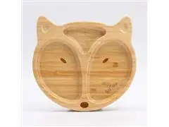 Prato Infantil Bambu com Ventosa Raposa Petit Piá - 0