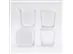 Kit 4 potes de vidro para leite e papinha Branco 150ml Petit Piá - 3