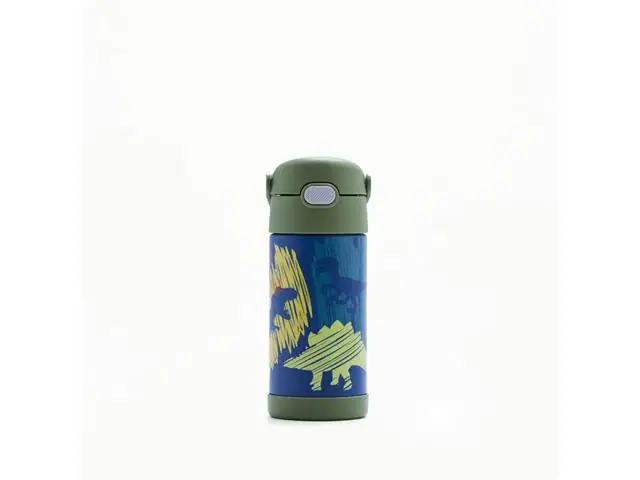 Garrafa Térmica Infantil Funtainer F410 Dinossauro 355ml