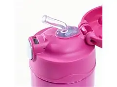 Garrafa Térmica Infantil Funtainer F401 Rosa Thermos 355ml - 4