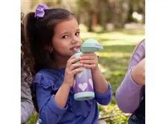Garrafa Térmica Infantil Funtainer F410 Coração Thermos 355ml - 1
