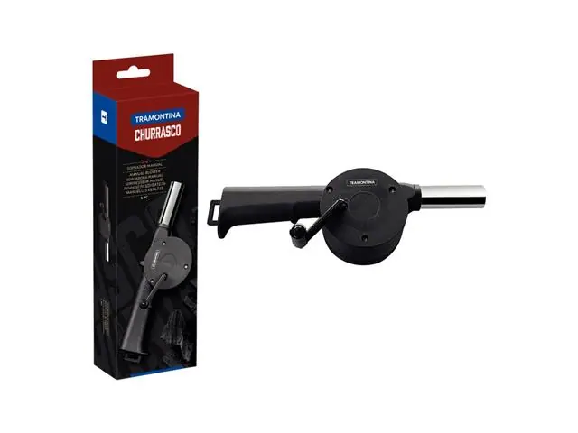 Soprador Manual Para Churrasqueira De Aço Inox Tramontina
