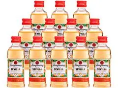 Pack com 12 Miniaturas Gin Tanqueray Flor de Sevilla 50ml - 0