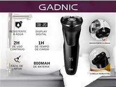 Barbeador Elétrico 3 Lâminas Gadnic com Display Digital 110V - 1