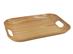 Bandeja Carol rectangular con asas 45 x 36 x 4.5 cm color madera - 0