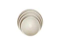 Kit Tigela Redonda Evo Marfim 4 Peças  