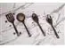 Kit Evo de Utensílios com Suporte 5 Peças Imbuia - 1