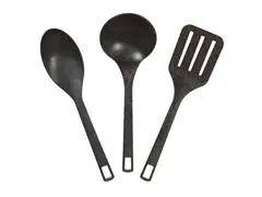 Kit Evo de Utensílios com Travessa 4 Peças - Imbuia - 0