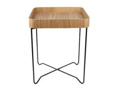 Mesa Carol cuadrada 35 x 35 x 45 cm color madera - 0