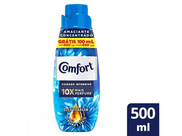 Amaciante Concentrado Comfort Original Leve 500 Pague 400ml