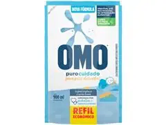 Lava-Roupas Líquido Omo Puro Cuidado 900ml Embalagem Econômica