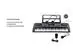 Teclado Musical GADNIC 61 Teclas com Microfone 110V - 5