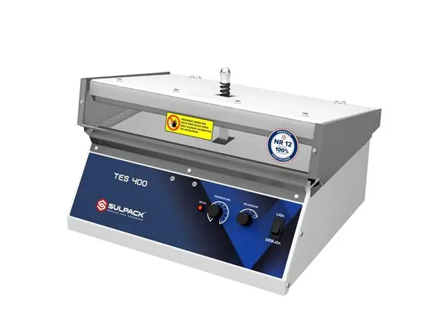 Seladora Embaladora Industrial com Aquecimento Semi Automática TES 400